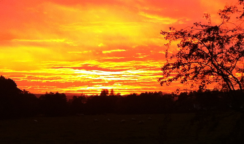 Sunset North Wales